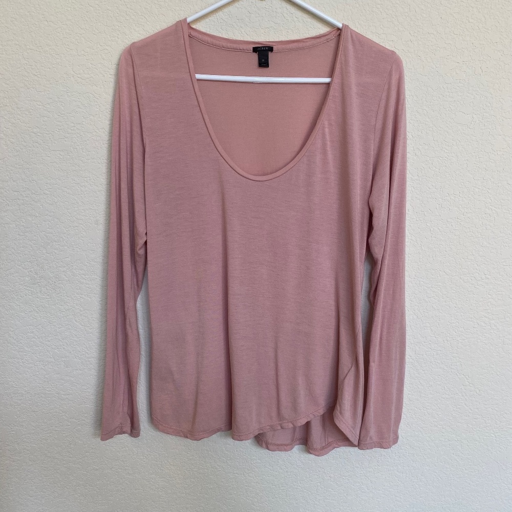 J.Crew Long Sleeve Women’s Medium Scoop Neck Tunic Shirt